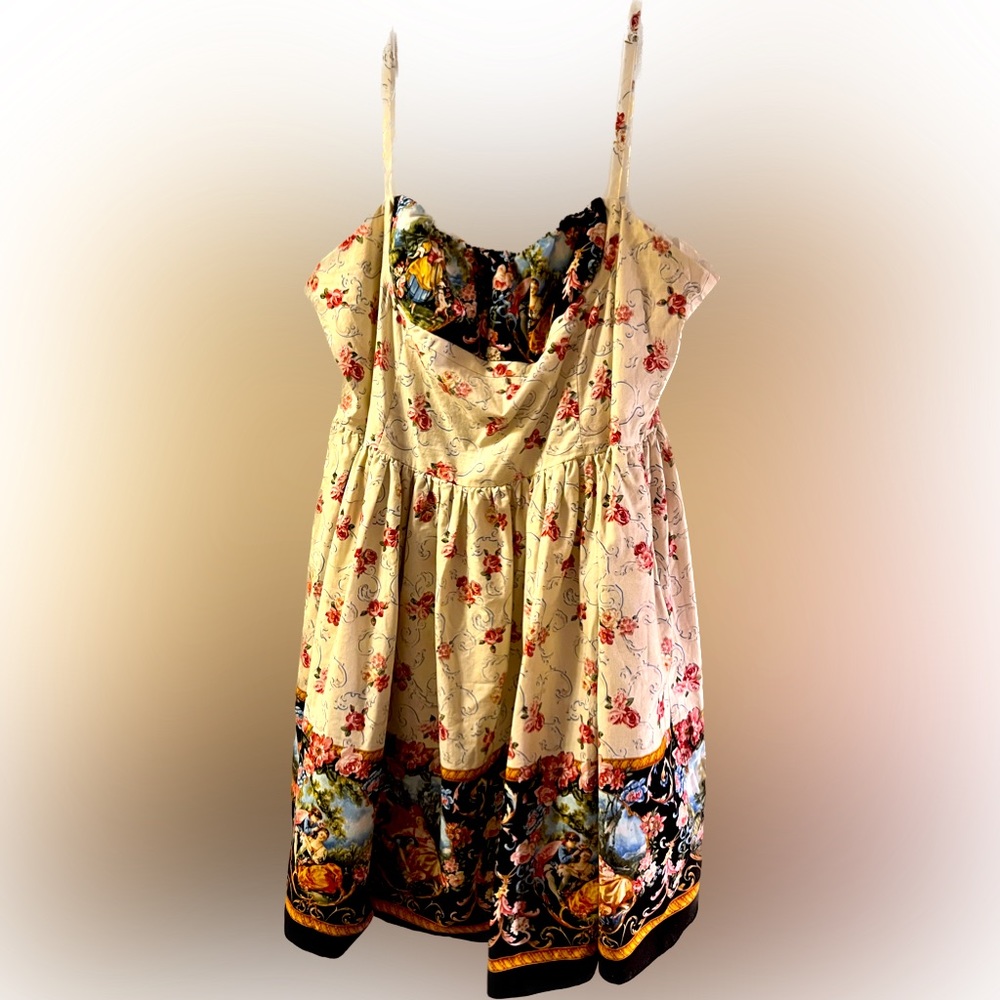 EUC Bernie Dexter 4X Paris Dress in Floral Manor